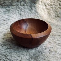 Wooden bowl - apple