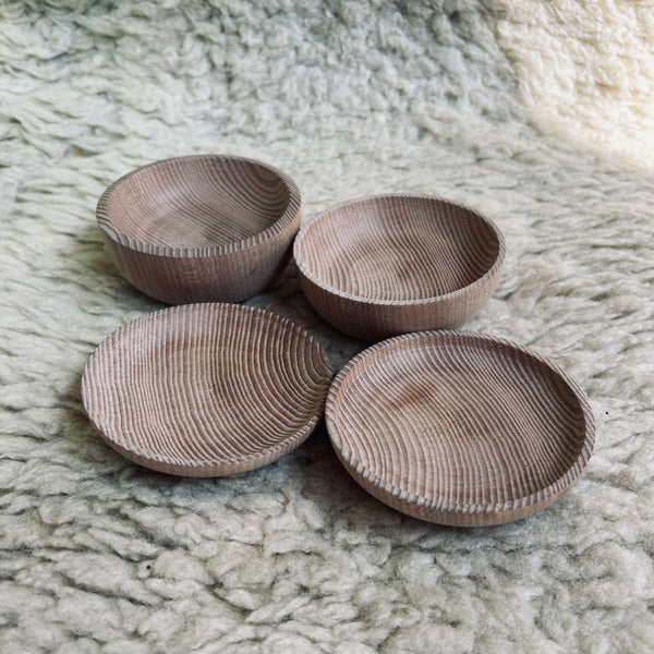 Wooden bowl - elm (set of 4)